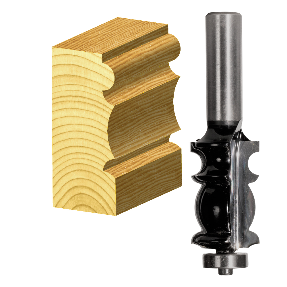 Face molding router deals bit